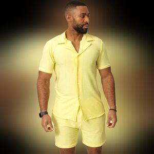 Lemon Shirt And Short Set